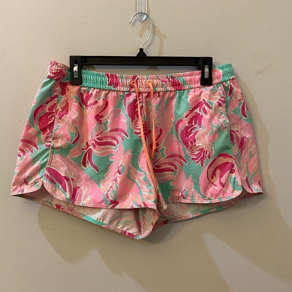 Lilly Pulitzer Luxletic Run Around Shorts Women Size L